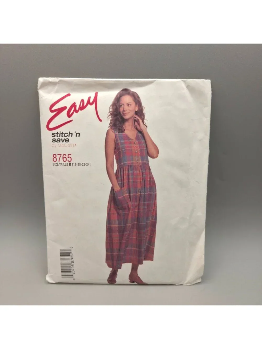 Easy Stitch N Save McCalls 8765 Sewing Pattern Misses Jumper Size 18-24 Uncut